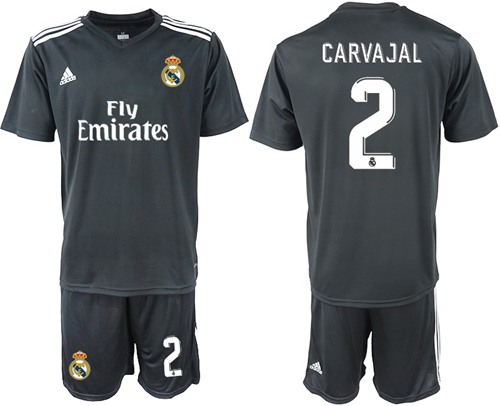 Real Madrid #2 Carvajal Away Soccer Club Jersey - Click Image to Close